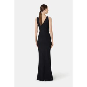 NEW, CHIARA BONI La Petite Robe Iwoo Long Dress Black 48 #LD136